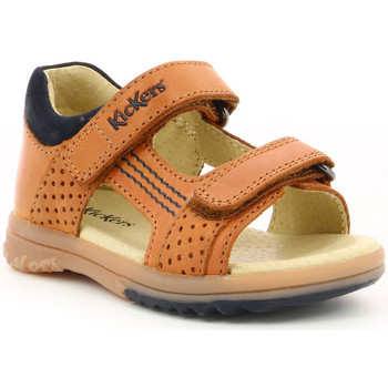 Schuhe Jungen Sandalen / Sandaletten Kickers Plazabi Braun