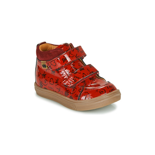 GBB DOMENA Rot - Schuhe Sneaker High Kind 6320 
