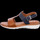 Schuhe Damen Sandalen / Sandaletten Ara Sandaletten KRETA BLAU COGNAC 12-23610-05 05 Braun