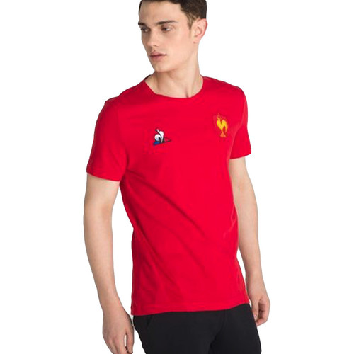 Kleidung Herren T-Shirts Le Coq Sportif FFR logo Rot