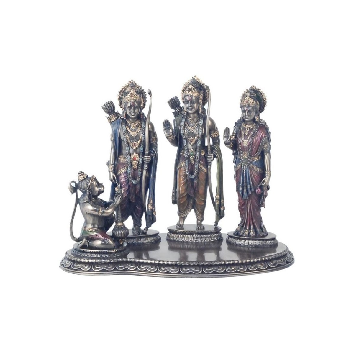 Home Statuetten und Figuren Signes Grimalt Hindu-Familie Grau