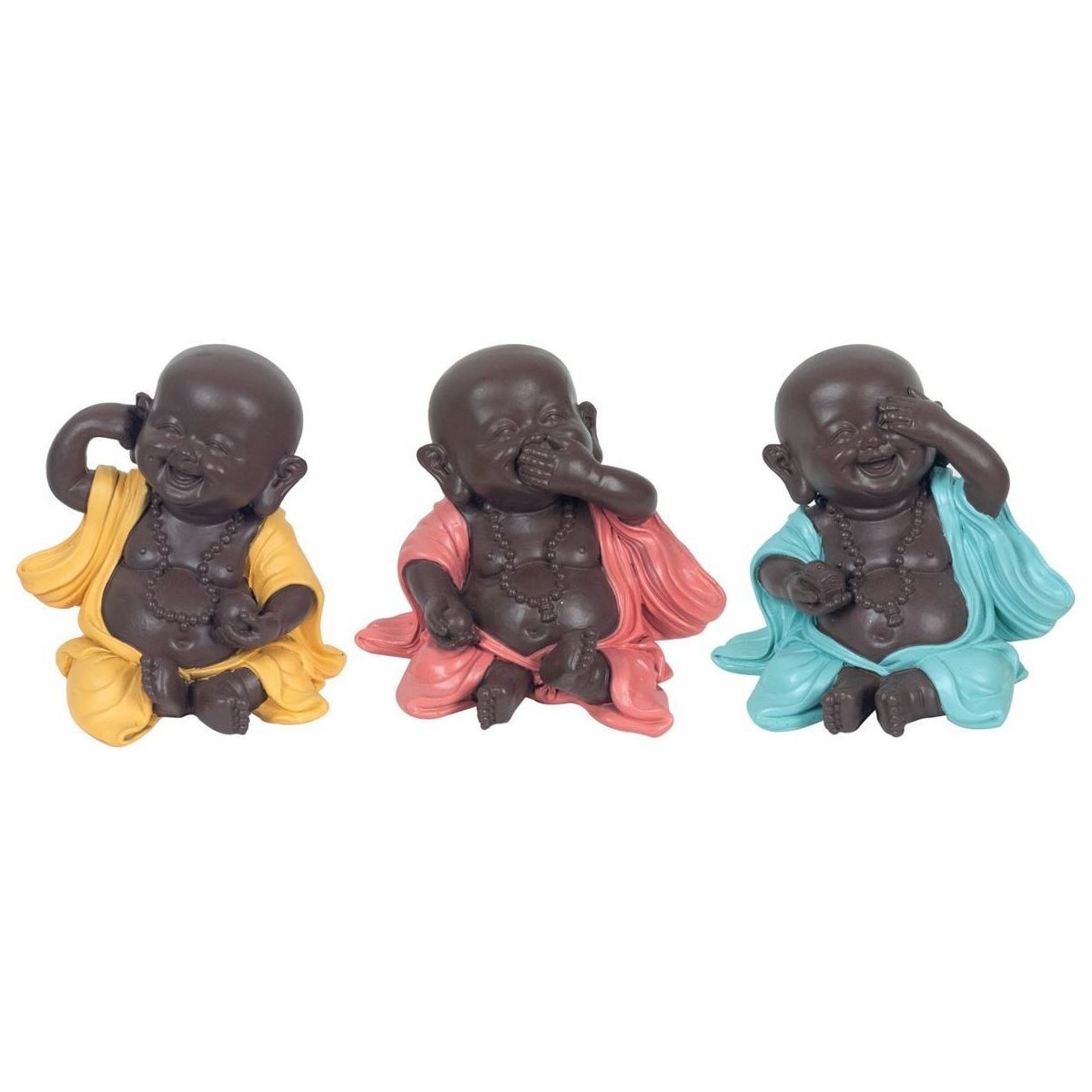 Home Statuetten und Figuren Signes Grimalt Buddhas Set 3 Einheiten Multicolor