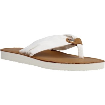 Tommy Hilfiger LEATHER FOOTBED BEACH SA Weiss