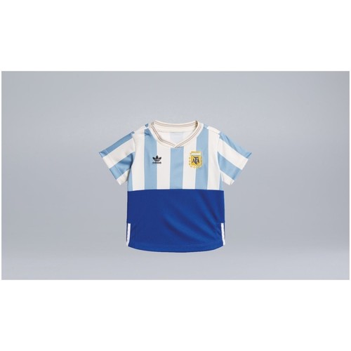 Kleidung Jungen T-Shirts adidas Originals Sport Football T-Shirt Kids Blau CD8035 Blau