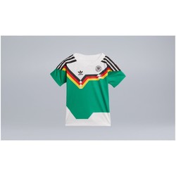 Kleidung Jungen T-Shirts adidas Originals Sport Football T-Shirt Kids Weiss CD8034 Grün