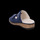 Schuhe Damen Pantoletten / Clogs Fidelio Pantoletten 245012-49 Blau