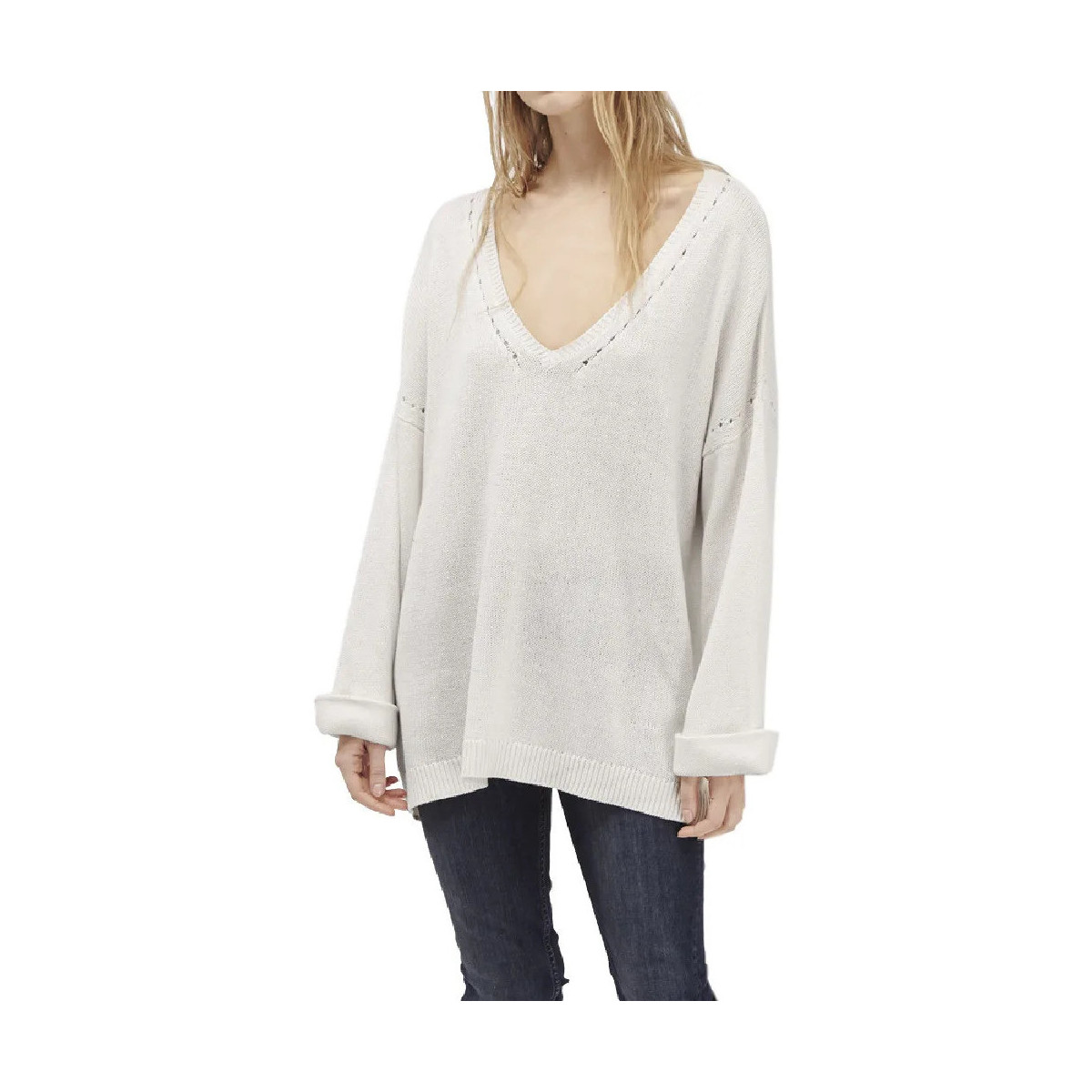 Kleidung Damen Pullover French Connection 78FXE10 Weiss
