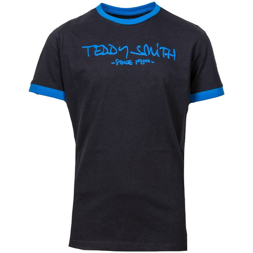 Kleidung Jungen T-Shirts & Poloshirts Teddy Smith 61002433D Schwarz