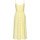 Kleidung Damen Kleider Lascana Sommer langes Kleid Leinen gelb Gelb