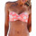 Kleidung Damen Bikini Ober- und Unterteile Lascana Bandeau-Badeanzug-Oberteil Ditsy Orange