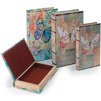 Home Koffer, Aufbewahrungsboxen Signes Grimalt Bücherbox Set 4 Einheiten Multicolor