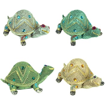 Home Statuetten und Figuren Signes Grimalt Schildkröte 4 Farben Set 4U Multicolor