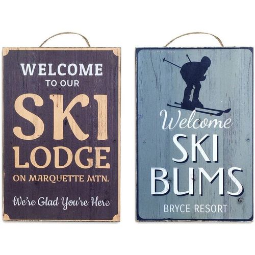 Home Statuetten und Figuren Signes Grimalt Skiwandplatte Set 2 U Multicolor