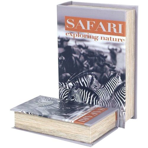 Home Körbe / Kisten / Regalkörbe Signes Grimalt Safari Zebra 2U Buchboxen Multicolor