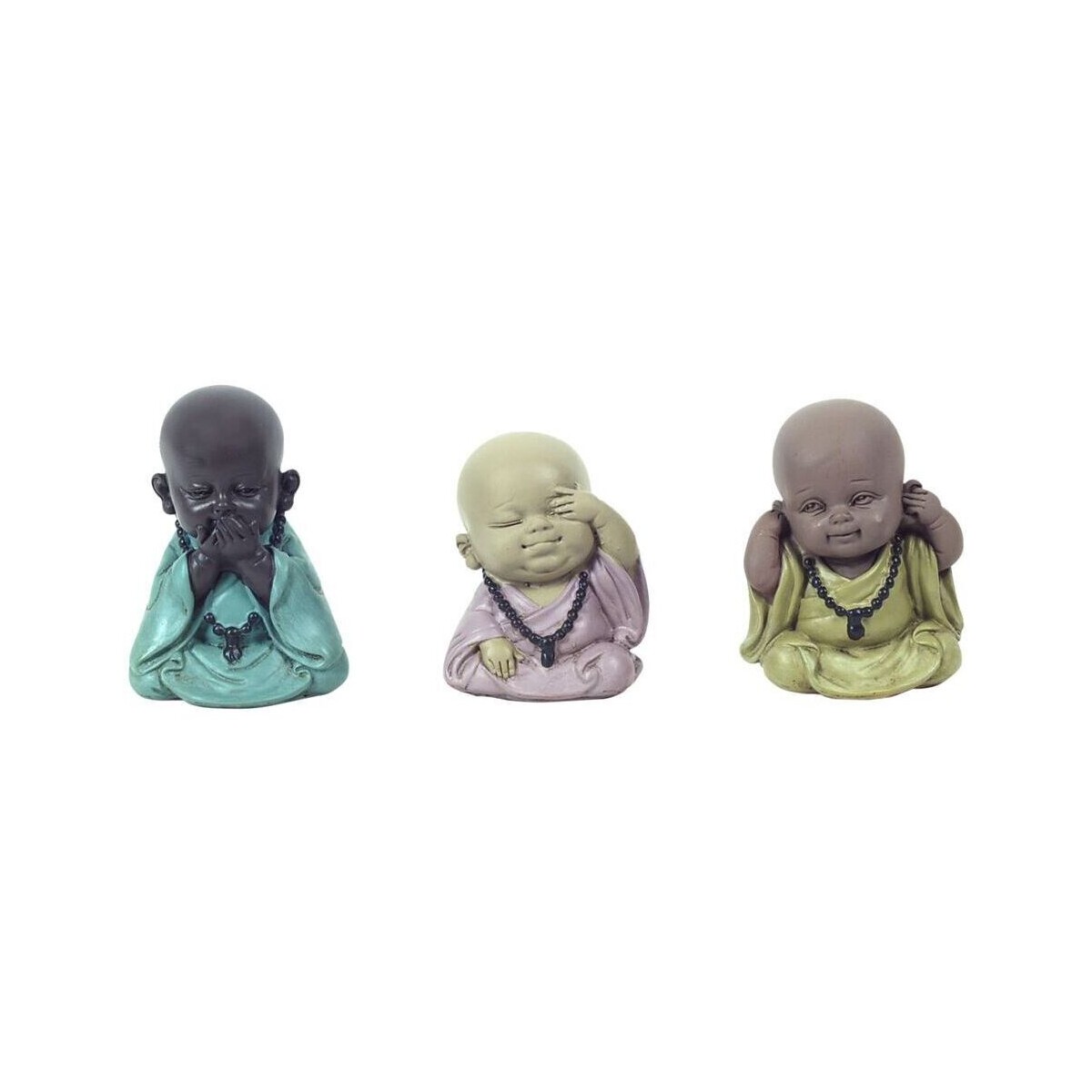 Home Statuetten und Figuren Signes Grimalt Buddha 3 Verschiedene Set 3U Multicolor