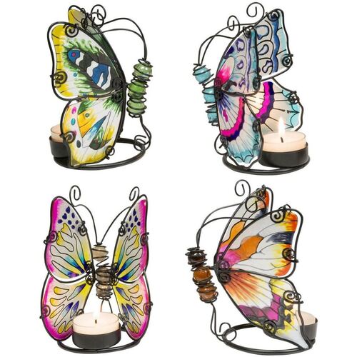 Home Kerzenhalter / Kerzengläser Signes Grimalt Schmetterling Set 4 Einheiten Multicolor