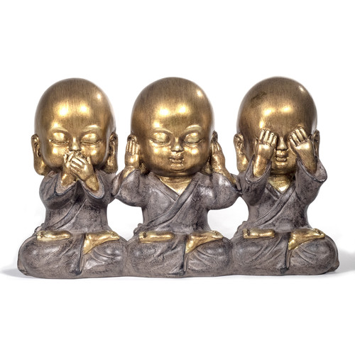 Home Statuetten und Figuren Signes Grimalt Mönchsfigur Gold