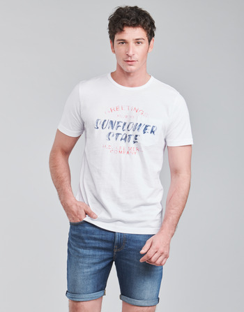 Lee SS POSTER TEE Weiss