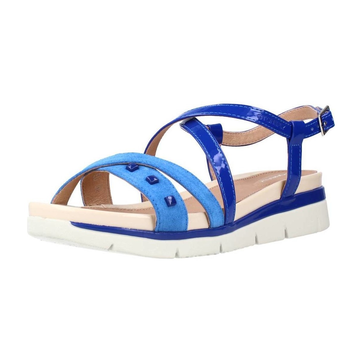 Schuhe Damen Sandalen / Sandaletten Stonefly ELODY 2 VELOUR Blau