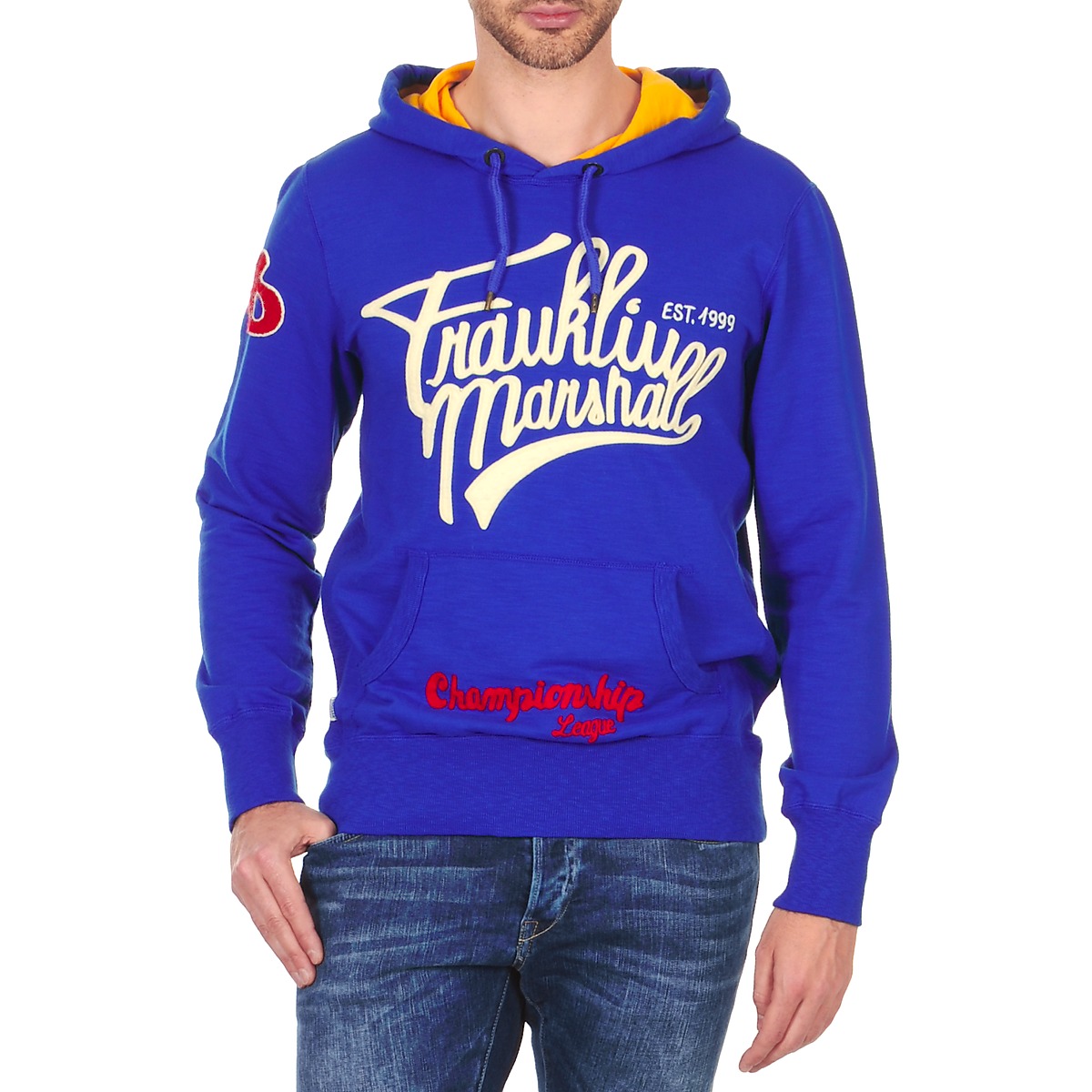 Kleidung Herren Sweatshirts Franklin & Marshall SUNBURY Blau