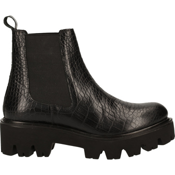 Schuhe Damen Boots Ilc C42-3702-19.01 Stiefelette Schwarz