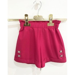 Kleidung Mädchen Shorts / Bermudas Tiffosi K504 KURZE HOSE Kind Fuchsie Rosa