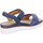 Schuhe Damen Sandalen / Sandaletten Mephisto Sandaletten THELMA MALO 14245/VELCALF PR. 12295 NAVY Blau