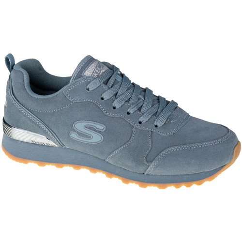 Schuhe Damen Sneaker Low Skechers OG 85-Suede Eaze Blau