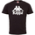 Kleidung Jungen T-Shirts Kappa Caspar Kids T-Shirt Schwarz