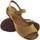Schuhe Damen Multisportschuhe Interbios Lady Sandale INTER BIOS 4458 Senf 90555 Gelb