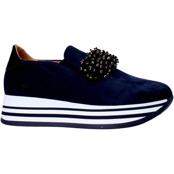 Schuhe Damen Slip on Grace Shoes MAR015 Blau