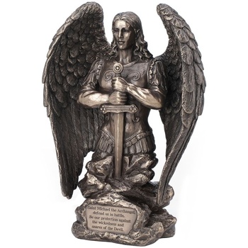 Signes Grimalt  Statuetten und Figuren Heiliger Michael, Der Bronze Betet