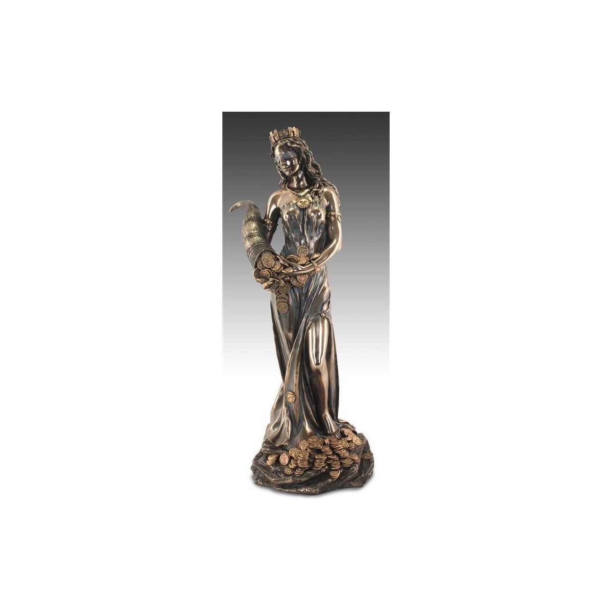 Home Statuetten und Figuren Signes Grimalt Göttin Des Glücks Gold