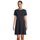 Kleidung Damen Maxikleider Sols CAMILLE-VESTIDO  MUJER MIDI DE MANGAS CORTAS Schwarz