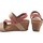Schuhe Damen Multisportschuhe Interbios Damensandale INTER BIOS 5635 beige 90565 Rot