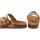 Schuhe Damen Multisportschuhe Interbios Damensandale INTER BIOS 7121-c Senf 90581 Gelb