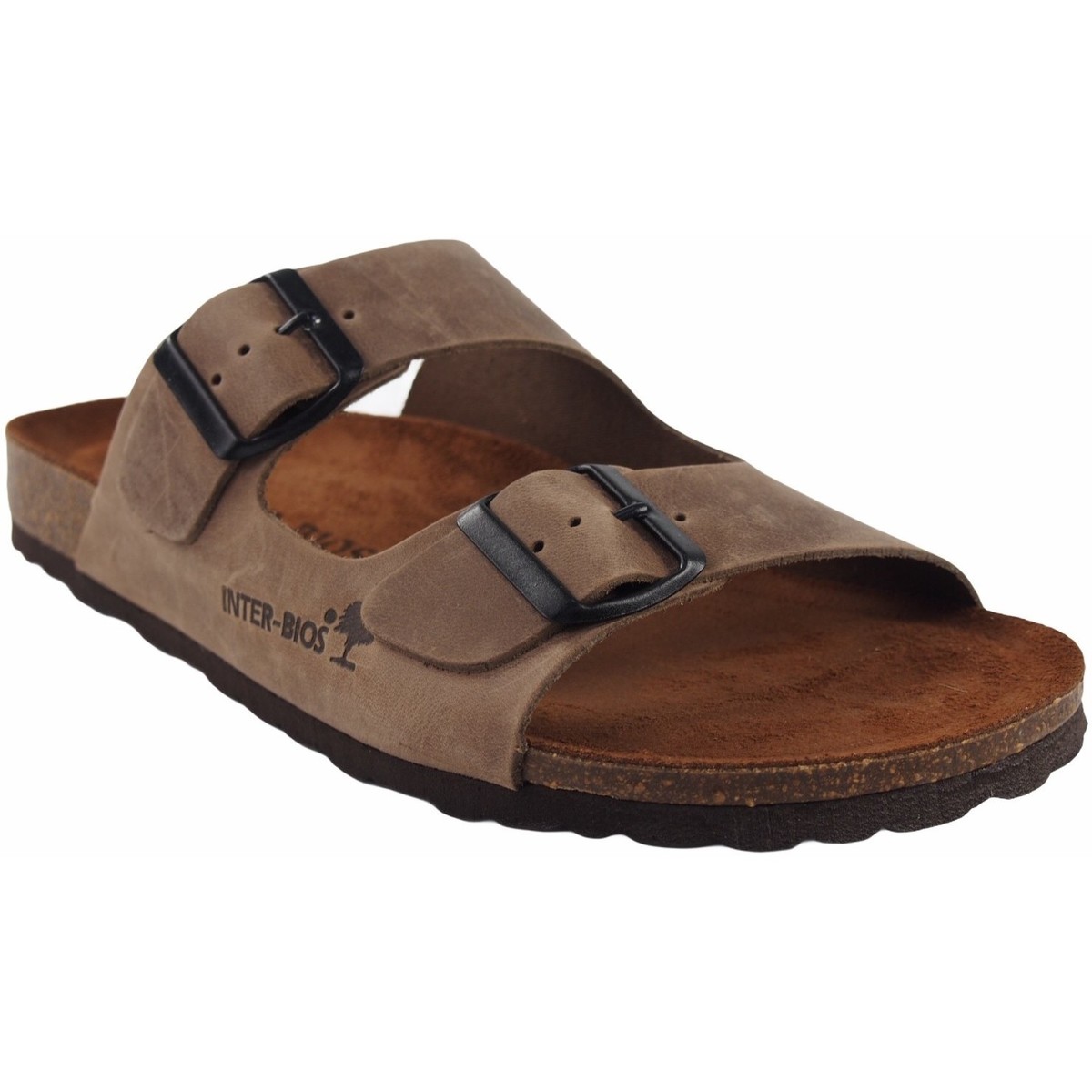 Schuhe Herren Multisportschuhe Interbios INTER BIOS 9560 taupe Herrensandale Braun