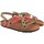 Schuhe Damen Multisportschuhe Interbios Damen Sandale INTER BIOS 7200 verschiedene 90589 Rot