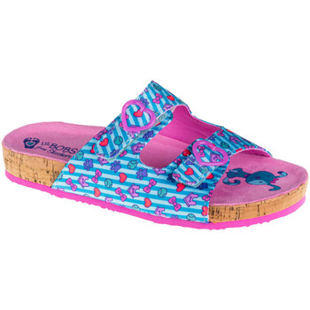 Schuhe Mädchen Hausschuhe Skechers Granola Blau