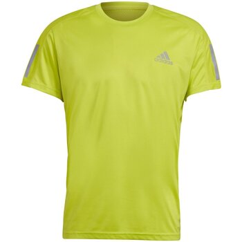 Kleidung Herren T-Shirts adidas Originals Sport OWN THE RUN TEE GJ9965 Gelb