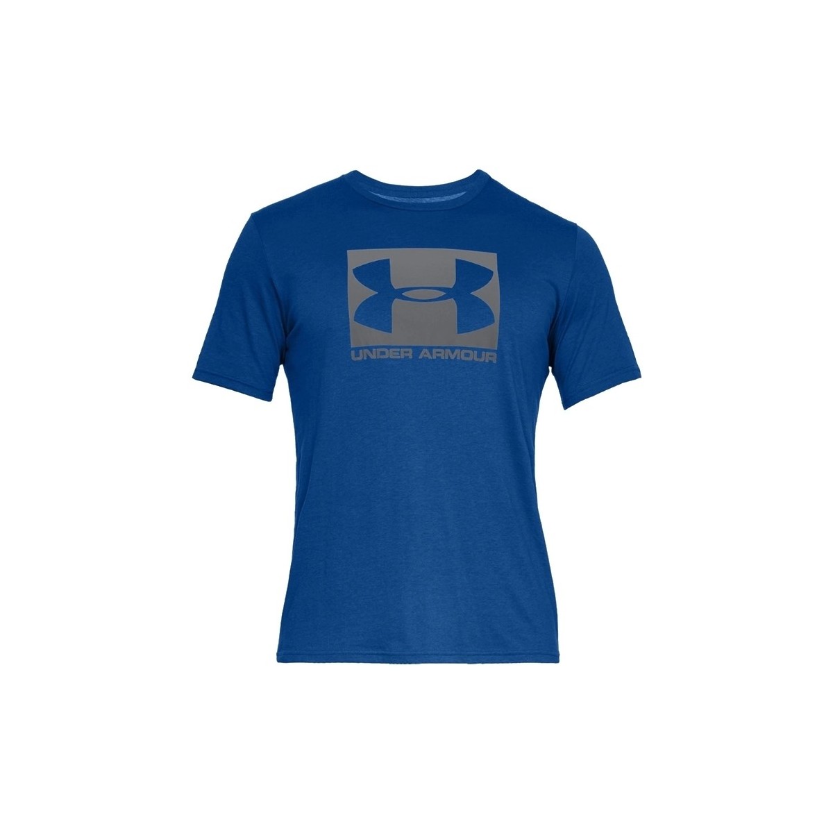 Kleidung Herren T-Shirts Under Armour Boxed Sportstyle SS Tee Blau