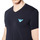 Kleidung Herren T-Shirts Emporio Armani Eagle logo Blau
