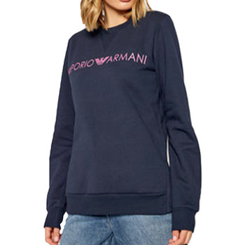 Kleidung Damen Sweatshirts Emporio Armani Classic logo Blau