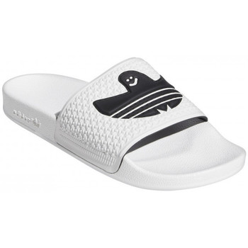 Schuhe Herren Sandalen / Sandaletten adidas Originals Shmoofoil slide Weiss