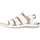Schuhe Sandalen / Sandaletten Geox D SANDAL VEGA A Silbern