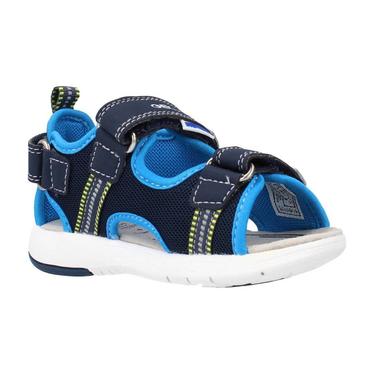 Schuhe Jungen Sandalen / Sandaletten Geox B SANDAL MULTY BOY A Blau