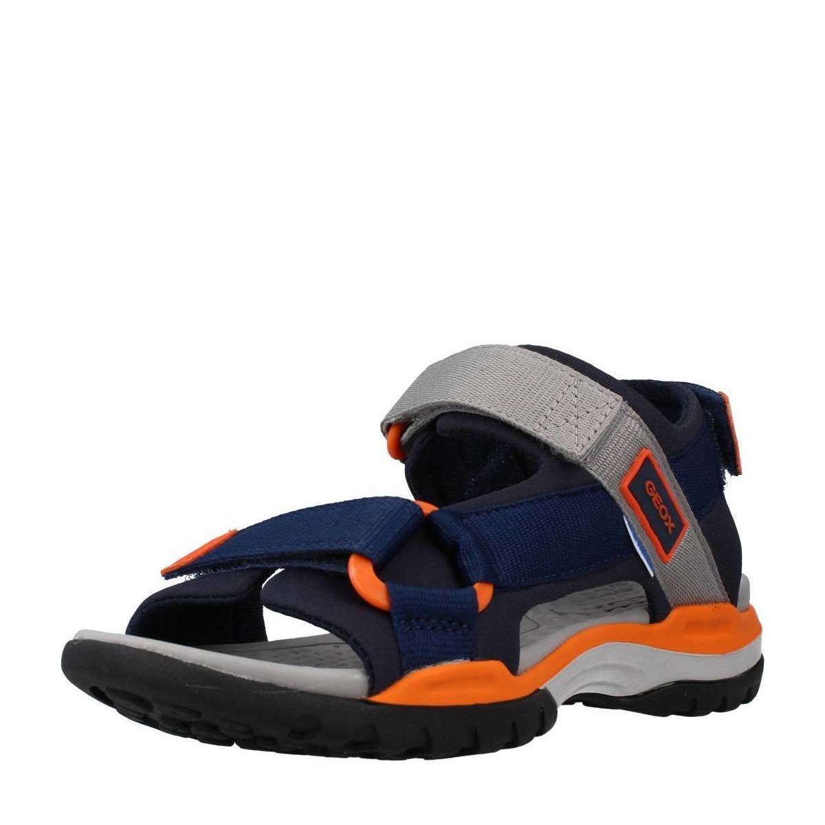 Schuhe Jungen Sandalen / Sandaletten Geox J BOREALIS BOY A Blau