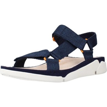 Schuhe Sandalen / Sandaletten Clarks TRI SPORTY TEXTILE Blau