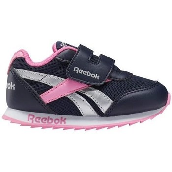 Schuhe Kinder Sneaker Low Reebok Sport Royal CL Jogger Schwarz, Rosa, Silber