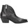 Schuhe Damen Klassische Stiefel Metisse DX109 Texano Frau SCHWARZ Schwarz